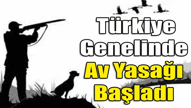 Türkiye genelinde kara avı yasağı bugünden itibaren başladı. Yasak Ağustos