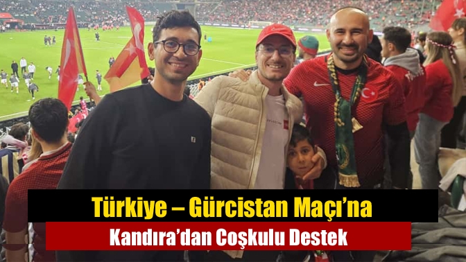 Kandıra’dan maç öncesi tribünleri dolduran taraftarlar, bizim çocuklar ve torunum