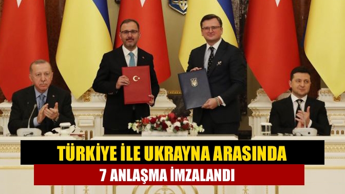 Cumhurbaşkanı Recep Tayyip Erdoğan, Ukrayna Devlet Başkanı Vladimir Zelenskiy baş