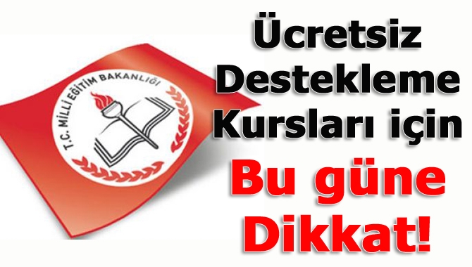 Millî Eğitim Bakanlığının öğrenci ve mezunlar için ücretsiz açacağı destekleme