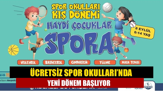 Büyükşehir’in sağlıklı ve sporcu nesiller yetiştirmeyi hedefleyen Ücretsiz Spor Okulları