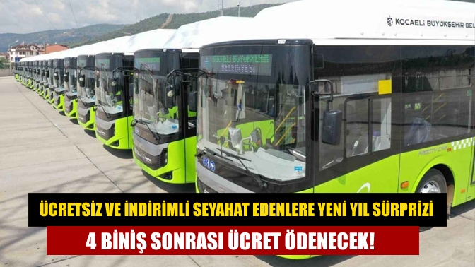 Kocaeli’de toplu taşıma araçlarında geçerli ücretsiz ve indirimli seyahat kartlarında