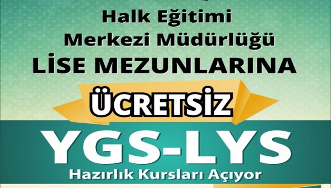 Kandıra Halk Eğitim Merkezi Müdürü Ayhan Kazancı, ücretsiz olarak verilen