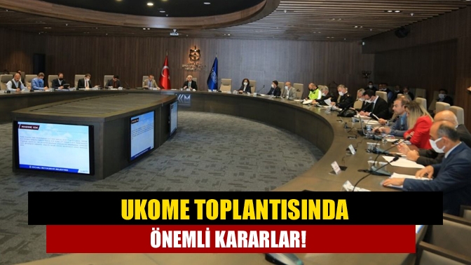 42 gündem maddesinin görüşüldüğü Kocaeli Büyükşehir Belediyesi UKOME toplantısında önemli