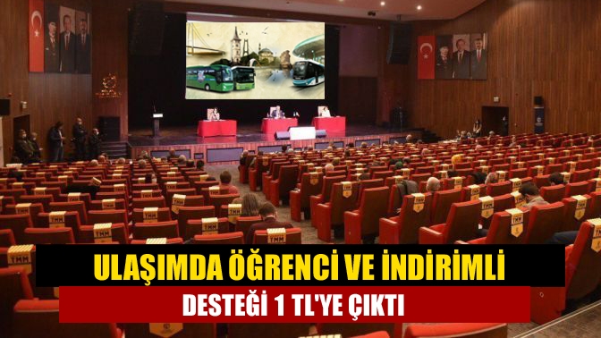 Büyükşehir’in öğrenci ve indirimli binişler için toplu taşıma esnafına verdiği
