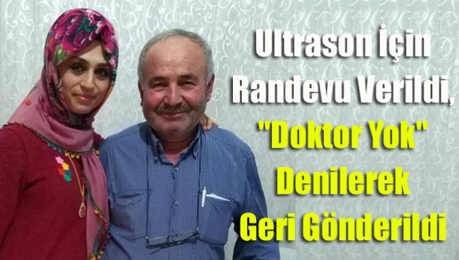 Kazım Dinç Kandıra Devlet Hastanesi’nde 10 gün önce ultrason randevusu