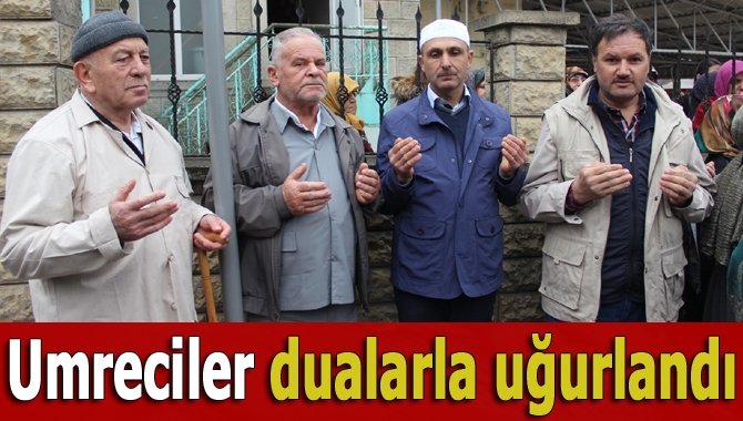 Kandıra’da umre ibadetini yerine getirecek 20 kişi, Çarşı Camii’nde düzenlenen
