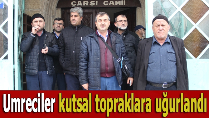 Kandıra’da umre ibadetini yerine getirecek 35 kişi, Çarşı Camii’nde düzenlenen