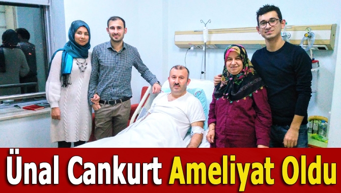 Ünal Cankurt ameliyat oldu Kandıra’nın Sesi Gazetesi’nin imtiyaz sahibi Ünal Cankurt, geçirdiği ameliyat sonucu