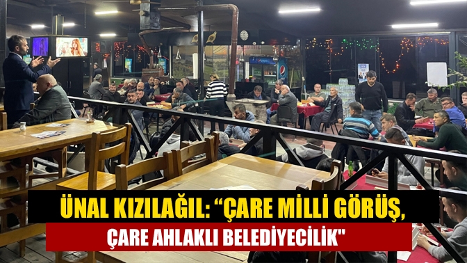 Saadet Partisi Kandıra Belediye Başkan Adayı Ünal Kızılağıl, sabahın ilk