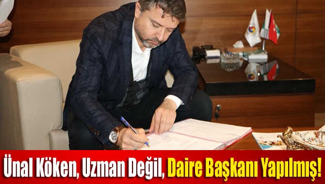 Kandıra Belediye eski Başkanı Ünal Köken’in İSU Genel Müdürlüğünde uzman