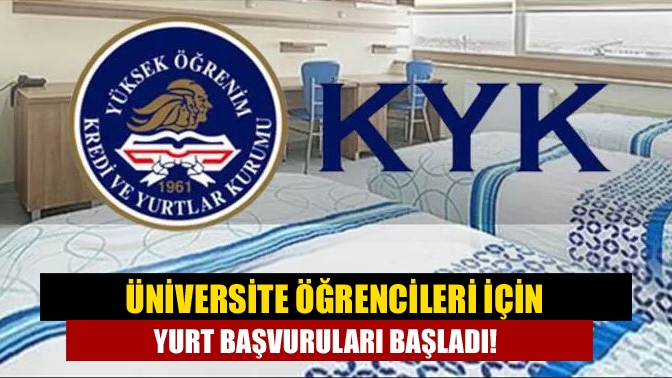Gençlik ve Spor Bakanı Kasapoğlu, üniversite öğrencileri için yurt başvurularının