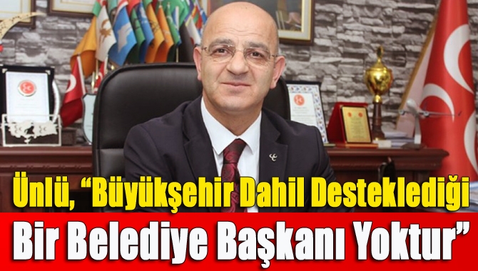 MHP İl Başkanı Ünlü, “Kocaeli’nde başta büyükşehir dahil olmak üzere