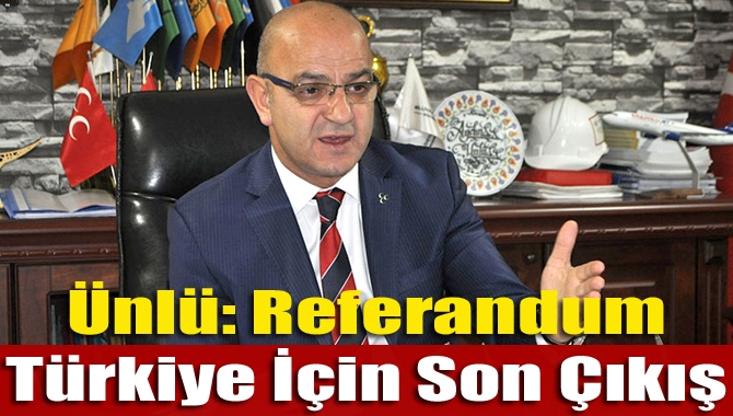 MHP İl Başkanı Aydın Ünlü, parti binasında yaptığı basın açıklamasında,