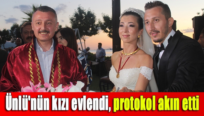MHP İl Başkanı Aydın Ünlü, kızı Ecem’i Lastik-İş Sosyal Tesisleri’nde