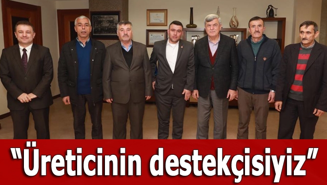 Kandıra Selametli Muhtarı Aykut Karadeniz ve azalarını makamında ağırlayan Başkan