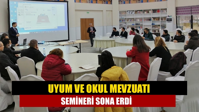 Kandıra’da okul yöneticilerine yönelik uyum ve okul mevzuatı semineri tamamlandı.