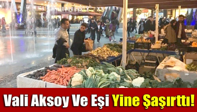 Kocaeli Valisi Hüseyin Aksoy ve eşi Hülya Hanım yine şaşırttı.