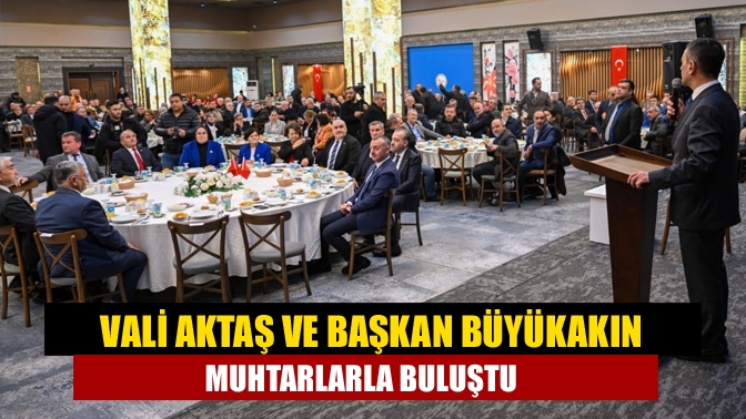 Vali İlhami Aktaş ve Kocaeli Büyükşehir Belediye Başkanı Doç. Dr.