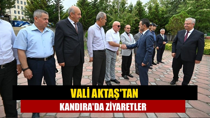 Kocaeli Valisi İlhami AKtaş, Kandıra İlçesinde bir takım ziyaretlerde bulundu.