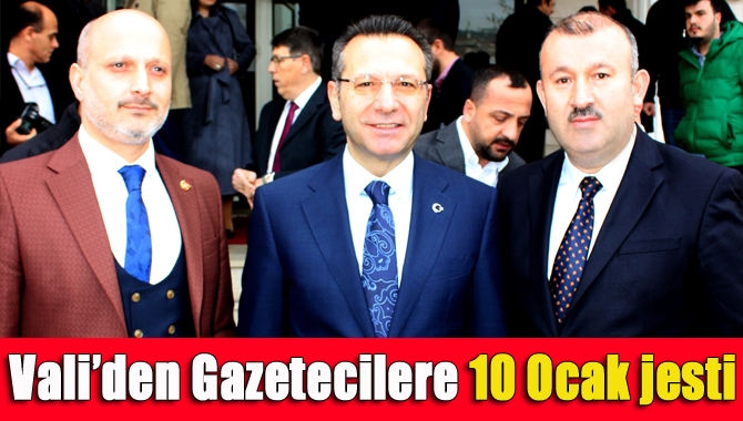 Kocaeli Valisi Hüseyin Aksoy, 10 Ocak Çalışan Gazeteciler Günü nedeniyle