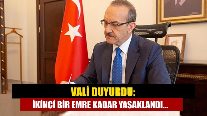Vali Seddar Yavuz, Kocaeli genelinde ormanlık alanlara girilmesinin ikinci bir