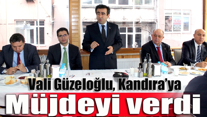 Kandıralı esnaflarla bir araya geldiği programda konuşan Kocaeli Valisi Hasan