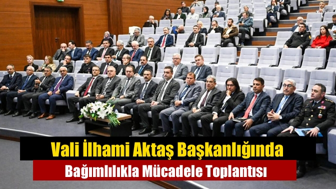 Kocaeli Valisi İlhami Aktaş, bağımlılıkla mücadele kapsamında kamu kurumları, üniversiteler