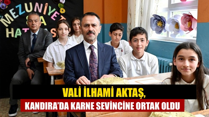 2024-2025 eğitim öğretim yılının sona ermesiyle Kandıra Karaağaç Ortaokulu’nda düzenlenen