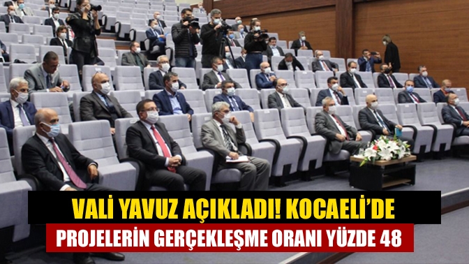 Vali Seddar Yavuz 2021 yılı Koordinasyon Toplantısında Kocaeli’deki projelerin son