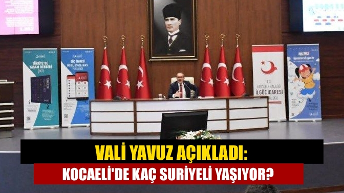İl Göç Koordinasyon Kurulu Toplantısı'nda Kocaeli Valisi Seddar Yavuz, ilimizde