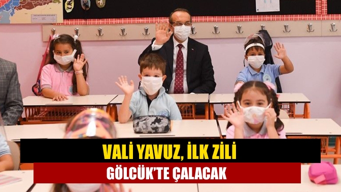 Vali Seddar Yavuz, 2021-2022 eğitim öğretim yılının ilk zilini 6