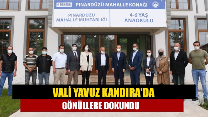 Kocaeli Valisi Seddar Yavuz, Kandıra ilçemizde ikamet eden şehit yakınlarımızı,