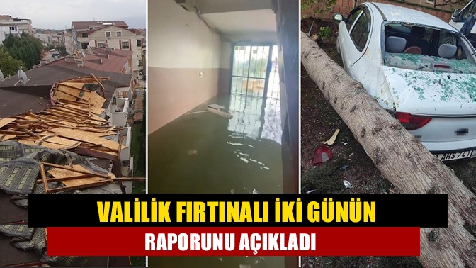 Bölgemizde yaşanan kuvvetli rüzgar, fırtına, tam fırtına ve yer yer