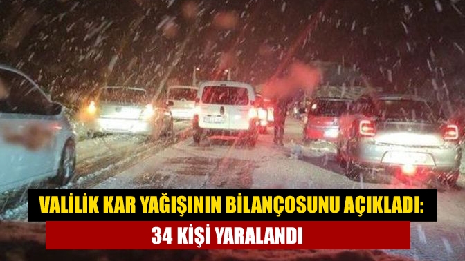 Kocaeli Valiliği, etkili olan olumsuz hava koşulları sebebiyle trafik kazaları