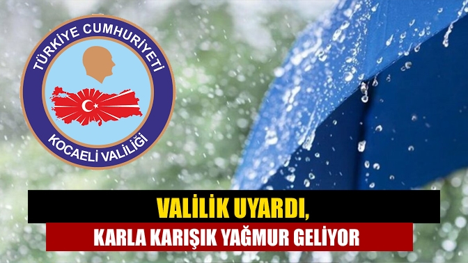 Kocaeli Valiliği, Meteoroloji Genel Müdürlüğü’nün verilerine göre yarın rüzgar ile
