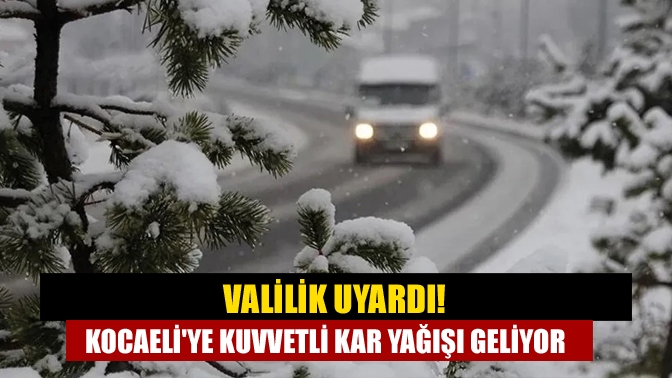 Meteoroloji Genel Müdürlüğü’nün son tahminlerine göre, Kocaeli’de etkili olması beklenen