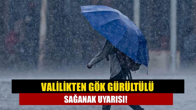 Kocaeli Valiliği, ilimizde etkili olması beklenen gök gürültülü sağanak yağış