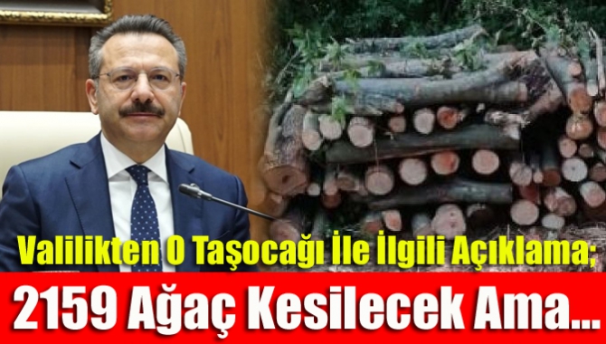 Kandıra’da açılacak olan taşocağını sebebiyle 2259 ağacın kesileceğini ifade eden
