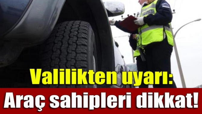 Kocaeli Valiliği, 1 Aralık’ta başlayacak olan kış lastiği uygulamasıyla ilgili