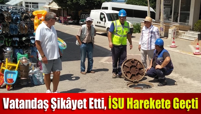 Kefken Mahallesi’nde kanalizasyon sistemlerindeki koku için harekete geçen İSU Genel
