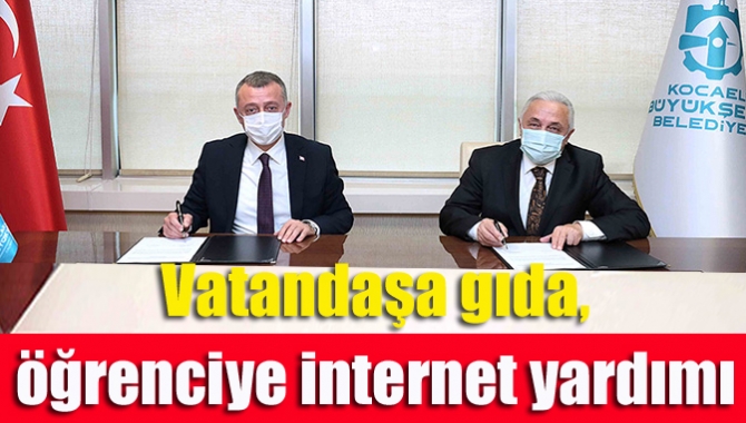 Kocaeli Büyükşehir Belediyesi salgın süresince vatandaşların gıda ve hijyen ihtiyaçlarını,