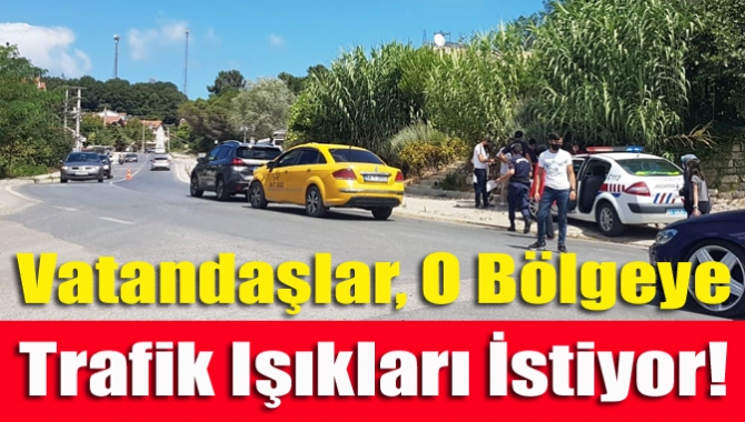 Kefken’de sık sık kazaların yaşandığı Cumhuriyet Caddesi’ne önlem alınması gerektiğini