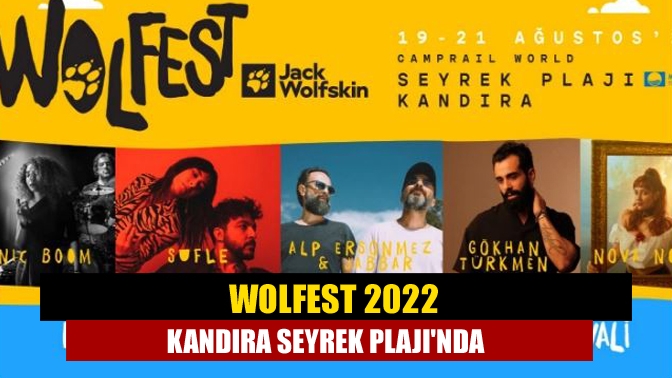 Jack Wolfskin sponsorluğundaki Wolfest 2022, 19- 21 Ağustos'ta Kocaeli Kandıra