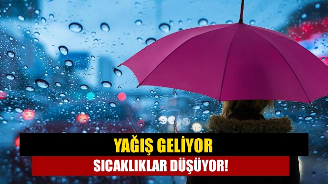 Kocaeli'de zaman zaman kuvvetli olmak üzere yağış bekleniyor; hava serinliyor