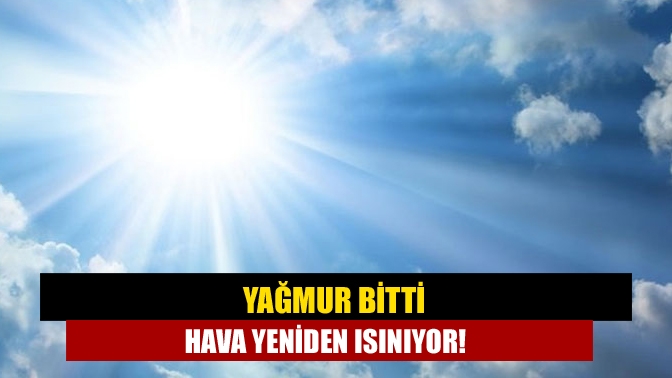 Kocaeli’de yağışlı geçen günlerin ardından hava sıcaklık yeniden artmaya başlayacak
