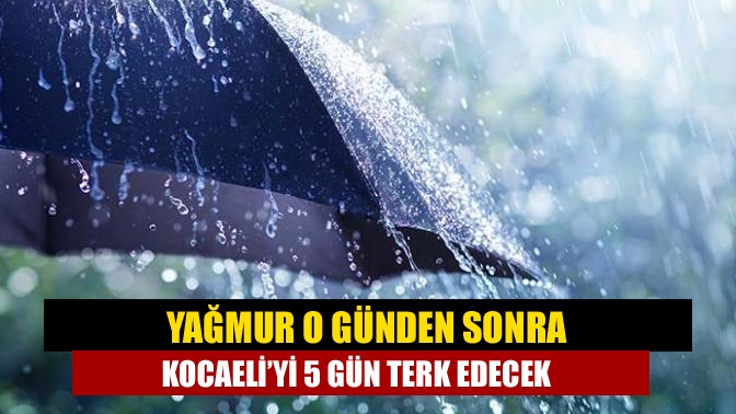 Kocaeli Meteoroloji Müdürlüğü, haftalık hava tahmin raporunu yeniledi. Rapora göre