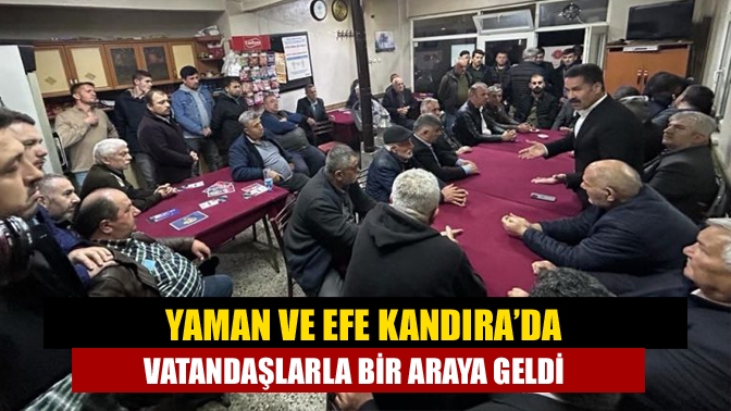 AK Parti Kocaeli Milletvekili ve Milletvekili Adayı Cemil Yaman ile