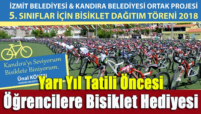 Kandıra Belediye Başkanı Ünal Köken, “Kandıra’yı Seviyorum, Bisiklete Biniyorum” projesiyle