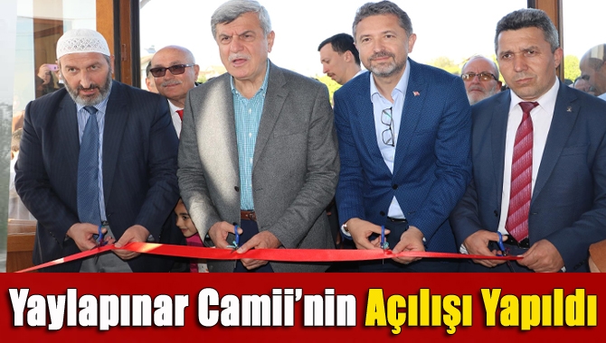 Kefken Yaylapınarı Camii, protokolün ve vatandaşların yoğun katılımlarıyla ibadete açıldı.